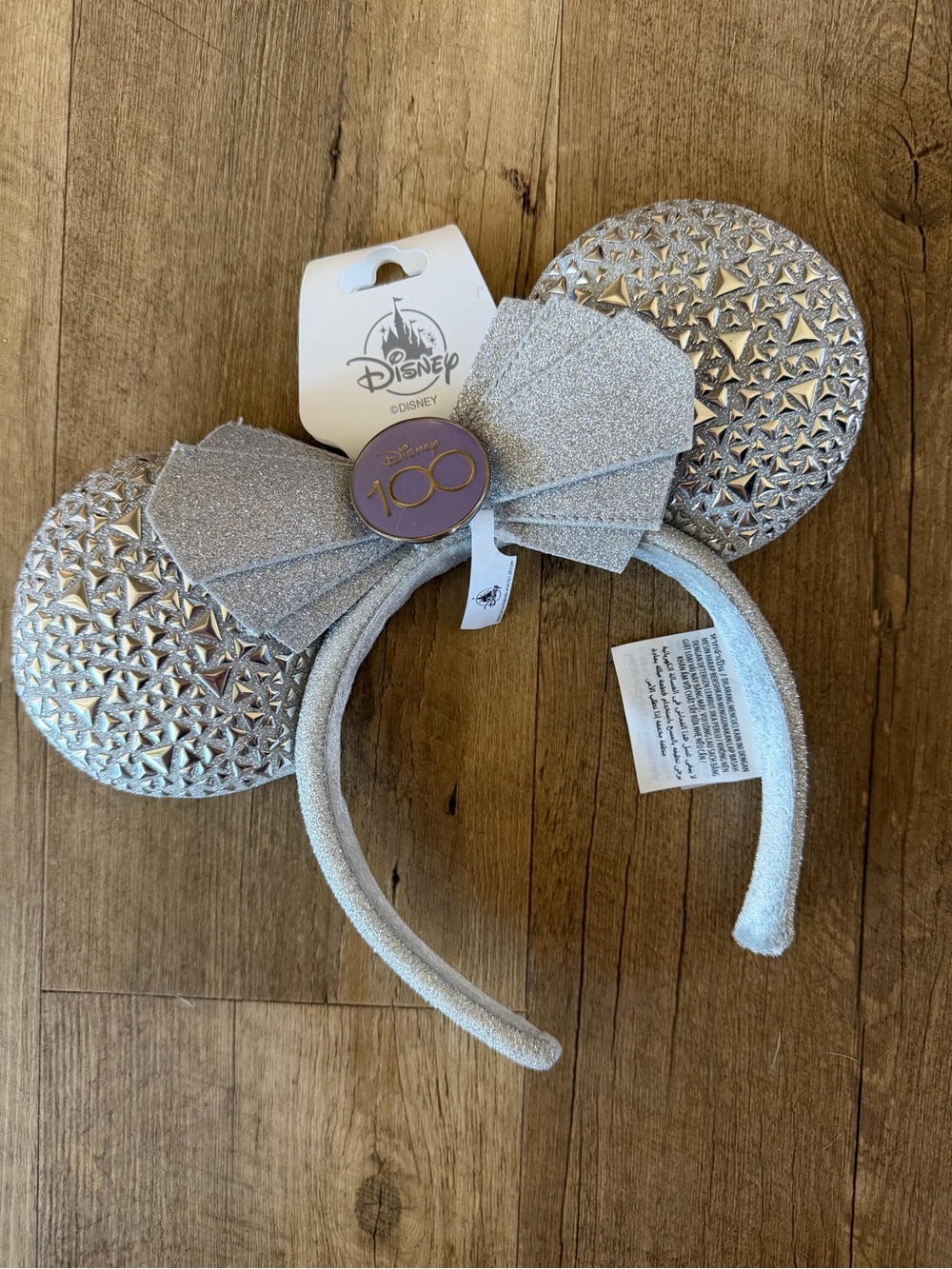 Disney Parks Cast Exclusive 100 Years of Wonder Minnie Mouse Ears Headband
